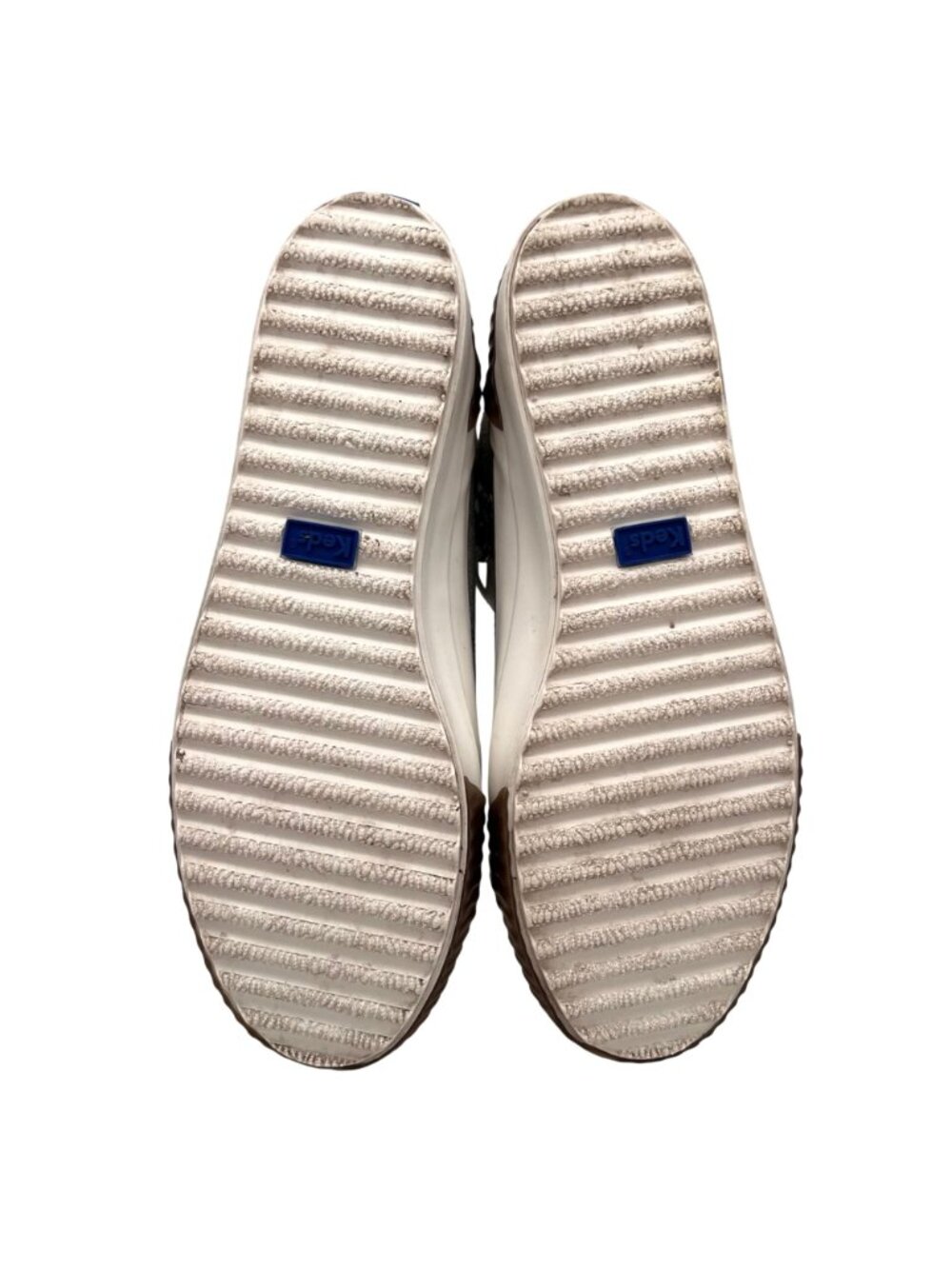 Keds High-Top Sneakers Womens Size 6.5 Lace-Up Metallic Silver Gold Rubber Sole - Picture 10 of 15